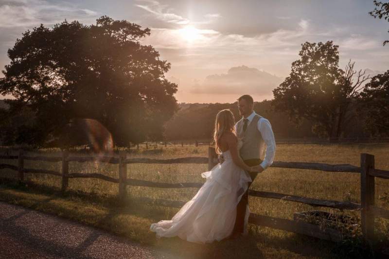 Sunset at Gaynes Park
