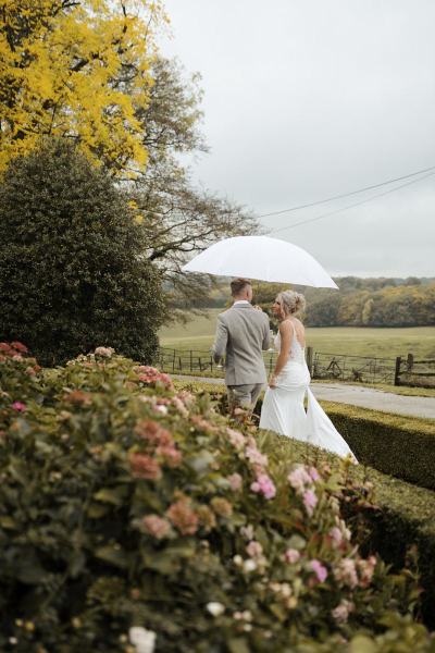 Gaynes Park wedding portrait