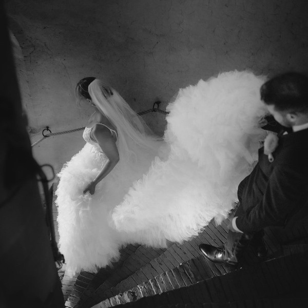 Rebecca and Daniel celebrate their wedding at Hedingham castle on the 4th August 2023