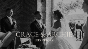 Grace & Archie's rather fabulous Leez Priory Wedding Photos & Film- Boutique Weddings blog
