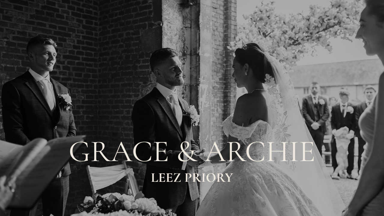 Grace & Archie's rather fabulous Leez Priory Wedding Photos & Film- Boutique Weddings blog