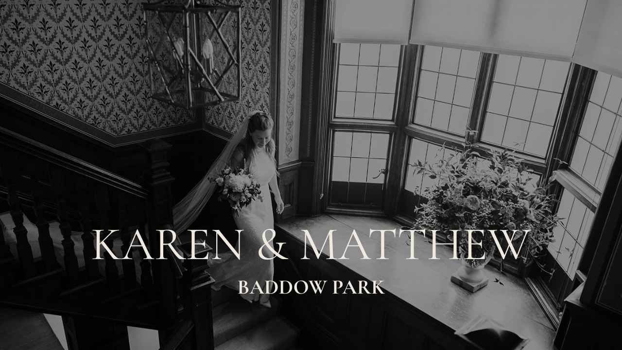 Karen and Matthew baddow park blog