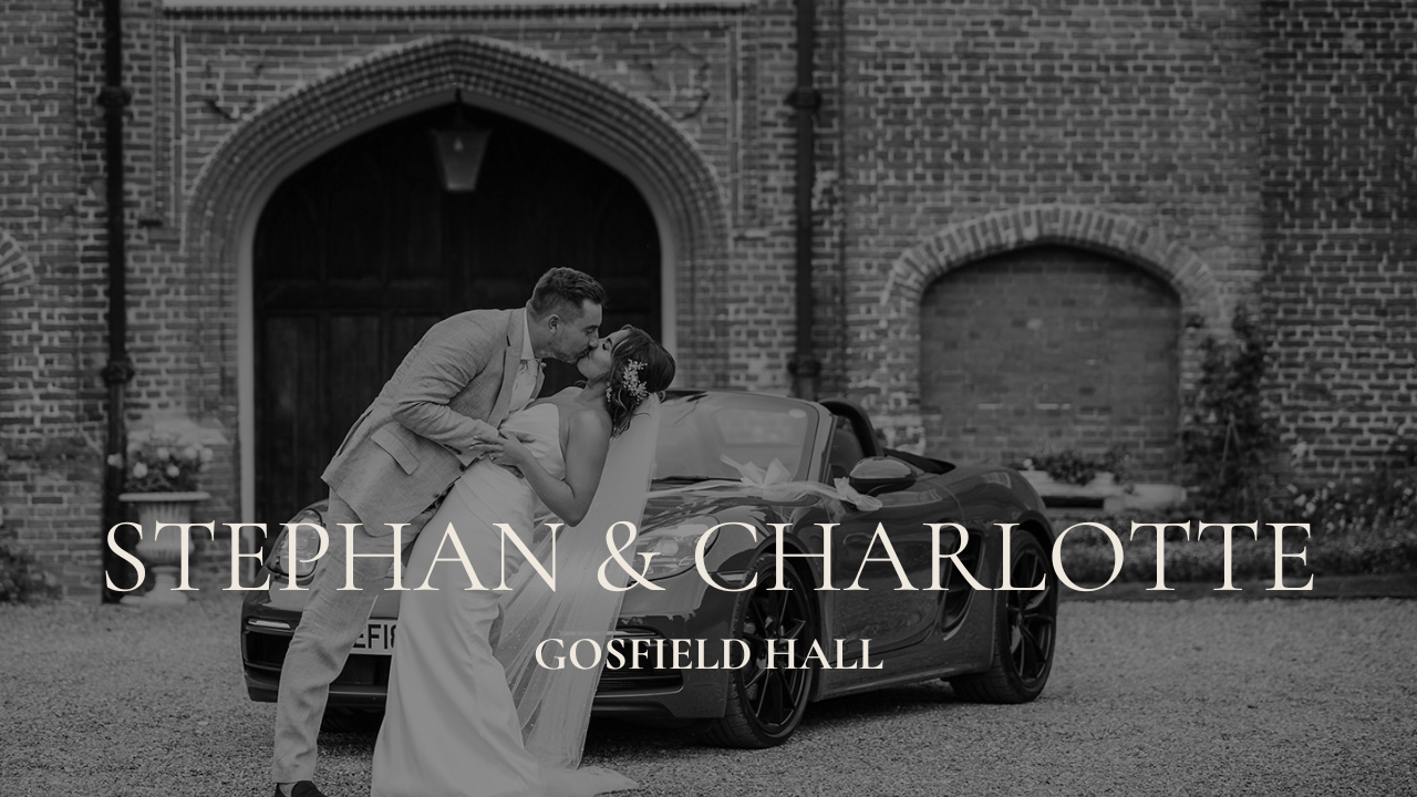 Stephan & Charlotte Gosfield Hall Blog