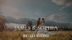 JAMES & SOPHIA GAYNES PARK WEDDING BLOG