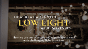 Dark Venue Wedding Photography