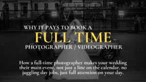Full-time wedding photographer and videographer
