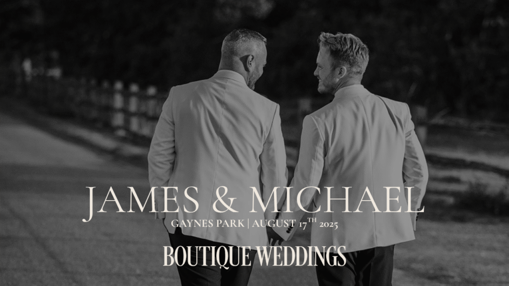 Same-Sex Wedding at Gaynes Park